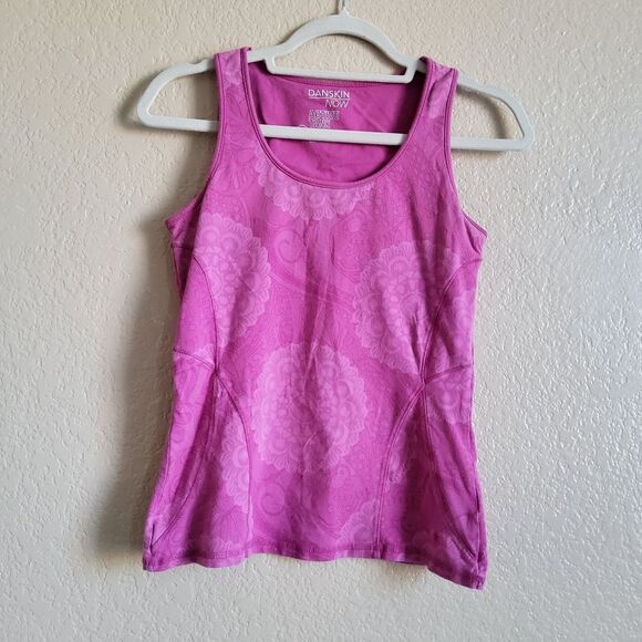 Danskin Now Active Tank with Built-in-bra Size M Pink - Picture 1 of 7